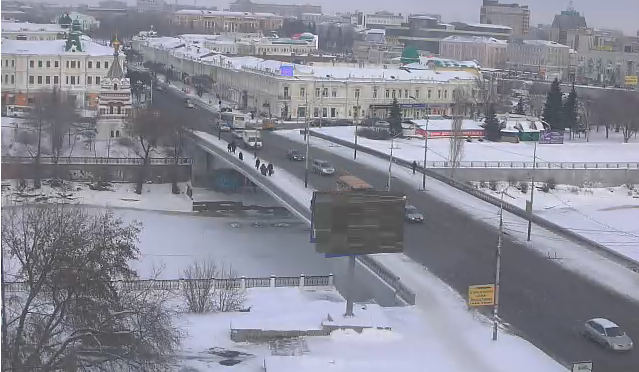 Омская вебкамера на Лермонтова от 2014-12-01 11-42-09